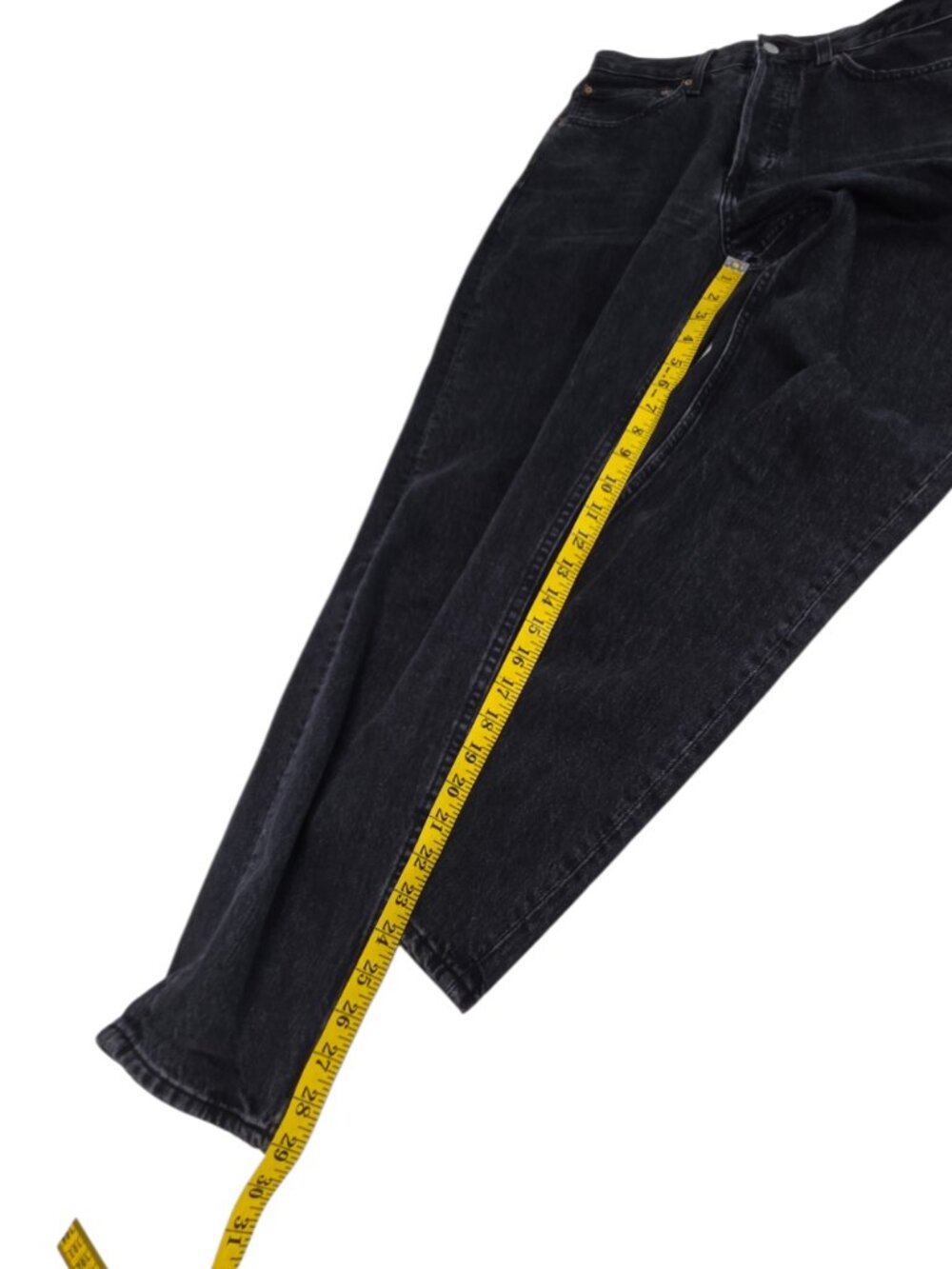 Aritzia Denim Forum The BF High Rise Loose Jeans, Button Fly, Size 27, Cotton - Picture 7 of 11